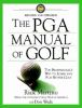 Book cover for "The PGA manual of golf".
