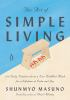 Book cover for "The art of simple living".