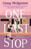 Book cover for "One last stop".