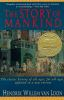 Book cover for "The story of mankind".