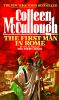 Book cover for "The first man in Rome".