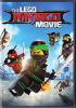 Book cover for "The Lego Ninjago movie".