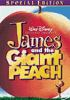 Book cover for "James and the giant peach".