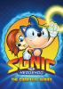 Book cover for "Sonic the hedgehog".