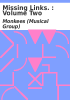 Book cover for "Missing links".