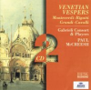 Book cover for "Venetian Vespers".