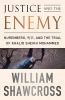 Book cover for "Justice and the enemy".