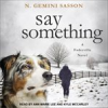 Book cover for "Say Something".