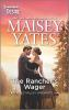 Book cover for "The rancher's wager".