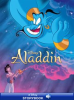 Book cover for "Aladdin".