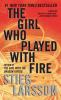 Book cover for "The girl who played with fire".