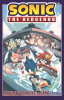 Book cover for "Sonic the Hedgehog".