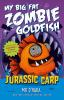 Book cover for "Jurassic carp".