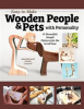 Book cover for "Easy-to-make Wooden People & Pets With Personality".