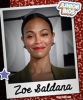 Book cover for "Zoe Saldana".
