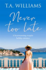 Book cover for "Never Too Late".