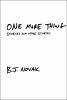 Book cover for "One more thing".