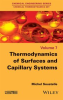 Book cover for "Thermodynamics of Surfaces and Capillary Systems".