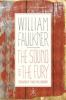 Book cover for "The sound and the fury".