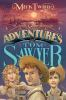 Book cover for "The adventures of Tom Sawyer".