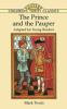 Book cover for "The prince and the pauper".