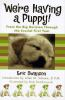 Book cover for "We're having a puppy!".