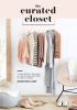 Book cover for "The curated closet".