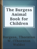 Book cover for "The Burgess animal book for children".