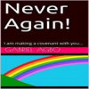 Book cover for "Never Again!".