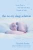 Book cover for "The no-cry sleep solution".