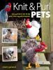 Book cover for "Knit & purl pets".