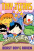 Book cover for "Tiny Titans: Beast Boy & Raven".