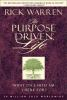 Book cover for "The purpose-driven life".