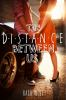 Book cover for "The distance between us".
