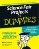 Book cover for "Science Fair Projects For Dummies".