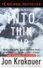 Book cover for "Into thin air".