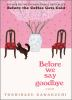 Book cover for "Before we say goodbye".