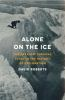 Book cover for "Alone on the ice".