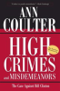Book cover for "High Crimes and Misdemeanors".