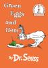 Book cover for "Green eggs and ham".