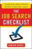 Book cover for "The job search checklist".
