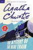 Book cover for "The mystery of the Blue Train".