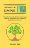Book cover for "The Art of Simple Living".