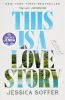 Book cover for "This is a love story".