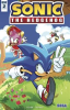 Book cover for "Sonic the Hedgehog".