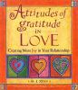 Book cover for "Attitudes of gratitude in love".