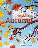 Book cover for "Signs of autumn".
