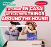 Book cover for "¡A Jugar en Casa! / We Play with Things Around the House!".