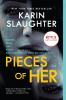 Book cover for "Pieces of her".