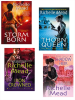 Book cover for "Richelle Mead Dark Swan Bundle: Storm Born, Thorn Queen, Iron Crowned & Shadow Heir".